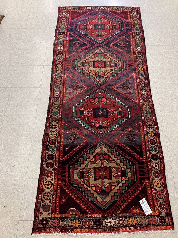 Rug Design: Hamedan Persian Rug#: 110115 Rug Size: 3.6 ft x8.9 ft Rug Design: Hamedan Persian Rug#: 110115 Rug Size: 3.6 ft x8.9 ft