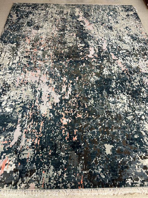 Rug Design: Silk Modern India Rug#: 114407 Rug Size: 9 ft x12 ft Rug Design: Silk Modern India Rug#: 114407 Rug Size: 9 ft x12 ft