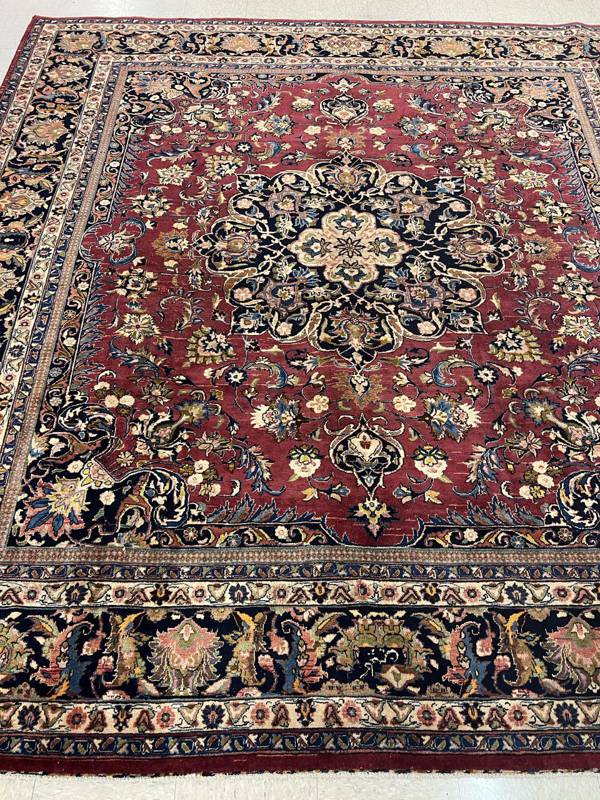 Rug Design: Mashad Persian Rug#: 1230 Rug Size: 9.11 ft x 10.4 ft Rug Design: Mashad Persian Rug#: 1230 Rug Size: 9.11 ft x 10.4 ft