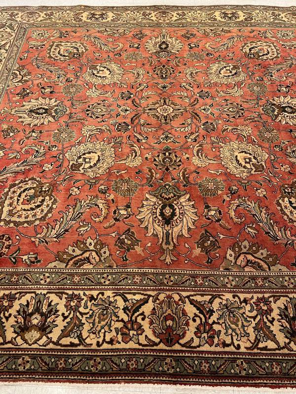 Rug Design: Tabriz Persian Rug#: 14422 Rug Size: 10.6 ft x11 ft Rug Design: Tabriz Persian Rug#: 14422 Rug Size: 10.6 ft x11 ft