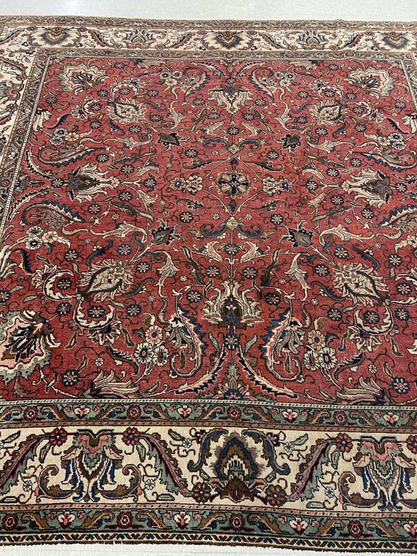 Rug Design: Tabriz Persian Rug#: 147 Rug Size: 10 ft x9.9ft Rug Design: Tabriz Persian Rug#: 147 Rug Size: 10 ft x9.9ft