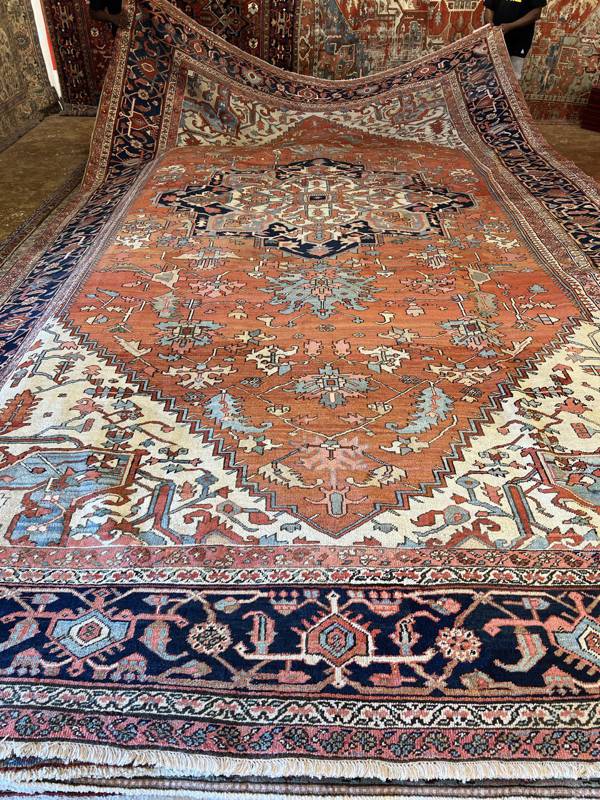 Rug Design: Serapi Persian Rug#: 1877 Rug Size: 12.4x20.3 ft Rug Design: Serapi Persian Rug#: 1877 Rug Size: 12.4x20.3 ft