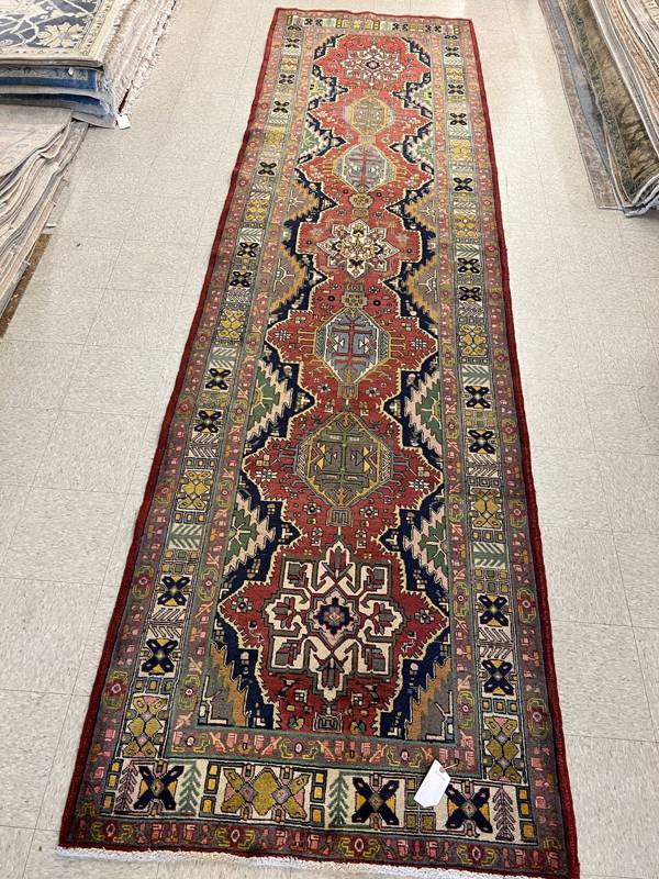 Rug Design: Heriz Persian Rug#: 2006 Rug Size: 4 ft x14.5 ft Rug Design: Heriz Persian Rug#: 2006 Rug Size: 4 ft x14.5 ft