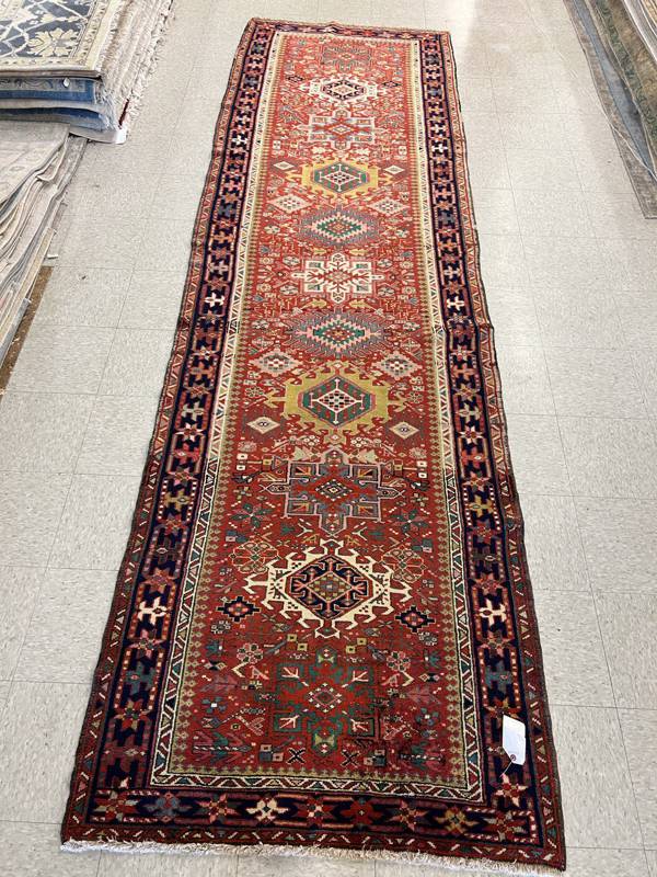 Rug Design: Heriz Persian Rug#: 2016597 Rug Size: 3.9 ft x12.9 ft Rug Design: Heriz Persian Rug#: 2016597 Rug Size: 3.9 ft x12.9 ft