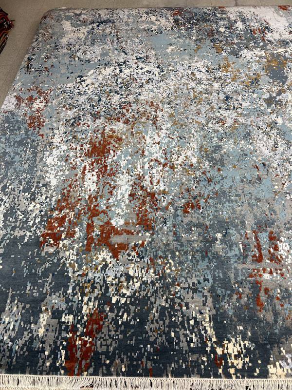 Rug Design: Silk Modern India Rug#: 2019231 Rug Size: 9 ft x12 ft Rug Design: Silk Modern India Rug#: 2019231 Rug Size: 9 ft x12 ft