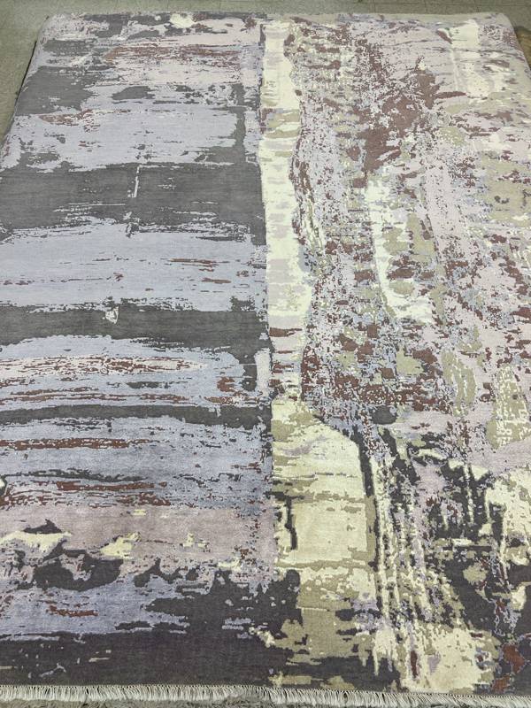 Rug Design: Silk Modern India Rug#: 2019262 Rug Size: 8 ft x 10 ft Rug Design: Silk Modern India Rug#: 2019262 Rug Size: 8 ft x 10 ft