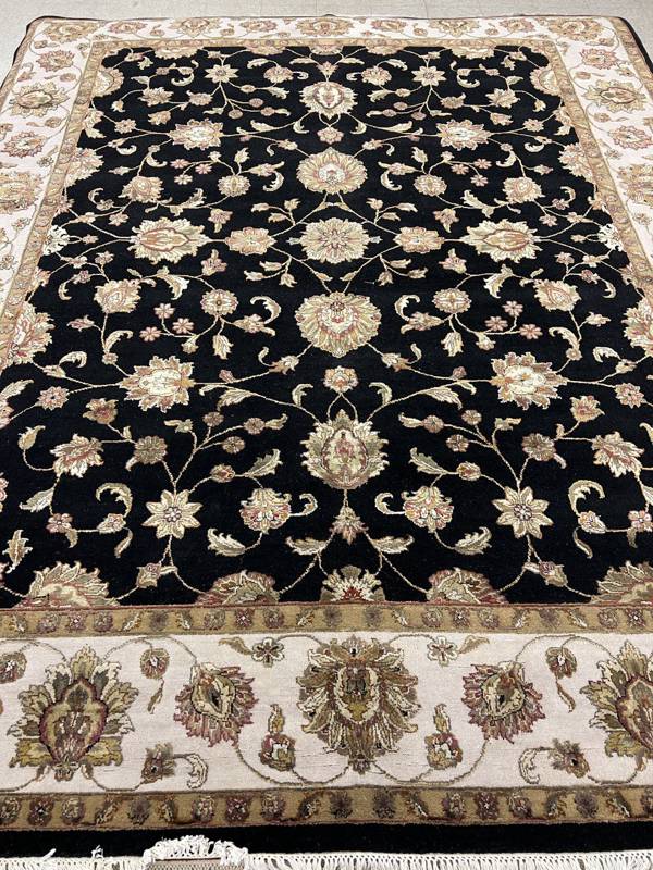 Rug Design: Wool&Silk Kashan India Rug#: 212302 Rug Size: 8.1 ft x10 ft Rug Design: Wool&Silk Kashan India Rug#: 212302 Rug Size: 8.1 ft x10 ft