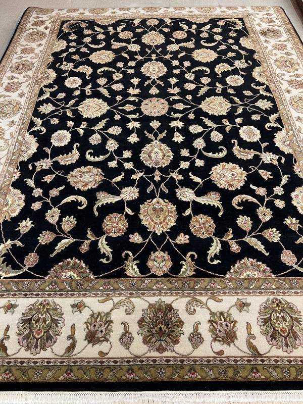 Rug Design: Silk & Wool - Kashan India Rug#: 212303 Rug Size: 9 ft x12 ft Rug Design: Silk & Wool - Kashan India Rug#: 212303 Rug Size: 9 ft x12 ft
