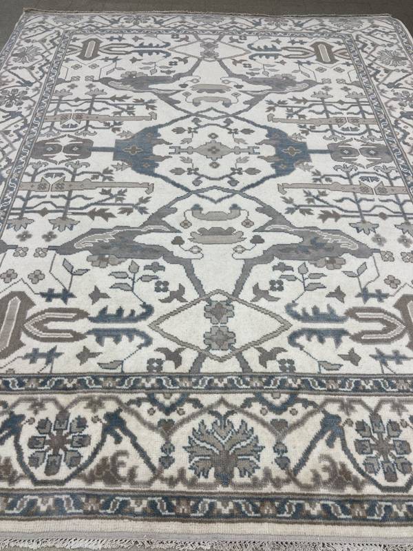 Rug Design: Oushak India Rug#: 212316 Rug Size: 8.1 ft x 9.11 ft Rug Design: Oushak India Rug#: 212316 Rug Size: 8.1 ft x 9.11 ft