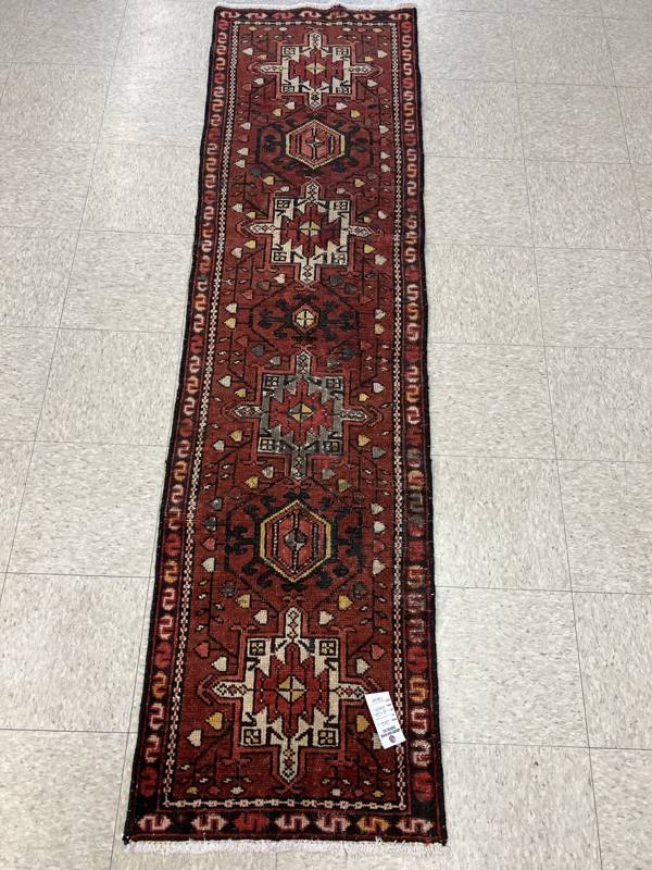Rug Design: Heriz Persian Rug#: 2142 Rug Size: 2 ft x7.6 ft Rug Design: Heriz Persian Rug#: 2142 Rug Size: 2 ft x7.6 ft