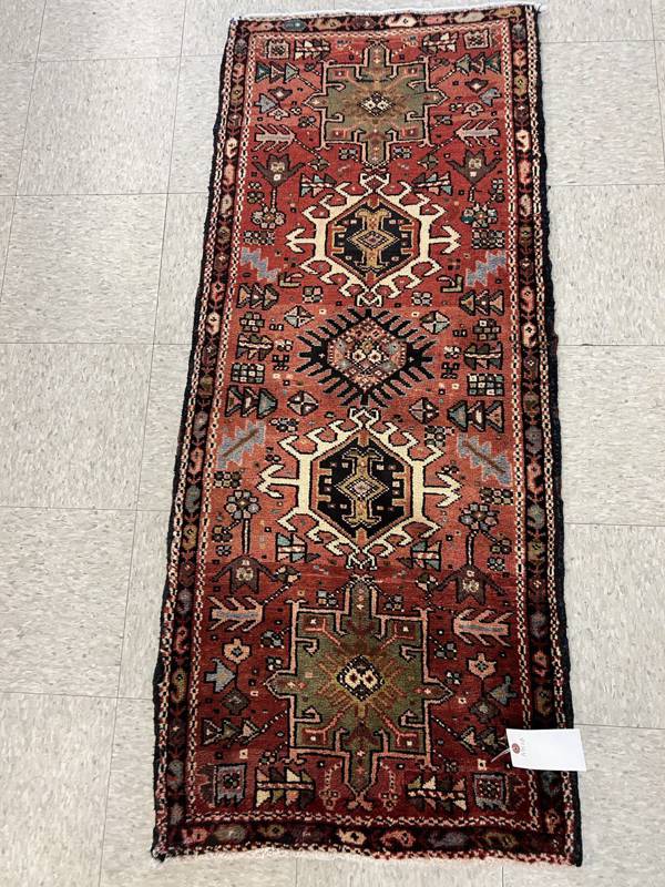 Rug Design: Heriz Persian Rug#: 2221 Rug Size: 2.2 ft x4.11 ft Rug Design: Heriz Persian Rug#: 2221 Rug Size: 2.2 ft x4.11 ft