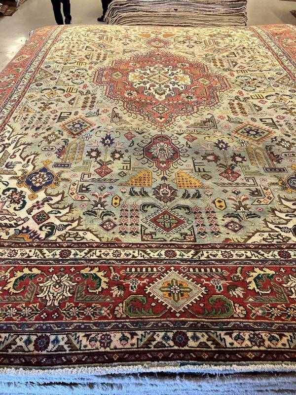 Rug Design: Tabriz Persian Rug#: 2023 Rug Size: 9.7 ft x 12.10 ft Rug Design: Tabriz Persian Rug#: 2023 Rug Size: 9.7 ft x 12.10 ft