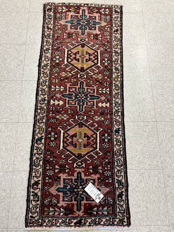 Rug Design: Heriz Persian Rug#: 2072 Rug Size: 2 ft x5.4 ft Rug Design: Heriz Persian Rug#: 2072 Rug Size: 2 ft x5.4 ft