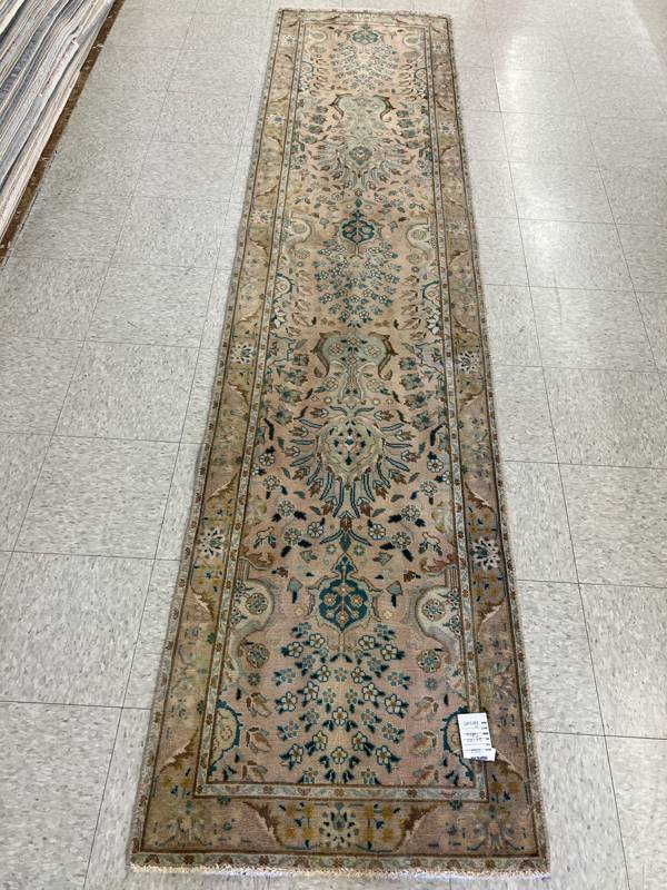 Rug Design: Oushak Pakistan Rug#: 2362 Rug Size: 2.5 ft x 10.1 ft Rug Design: Oushak Pakistan Rug#: 2362 Rug Size: 2.5 ft x 10.1 ft