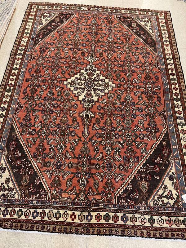 Rug Design: Hamedan Persian Rug#: 2540 Rug Size: 5.10 ft x9.6 ft Rug Design: Hamedan Persian Rug#: 2540 Rug Size: 5.10 ft x9.6 ft