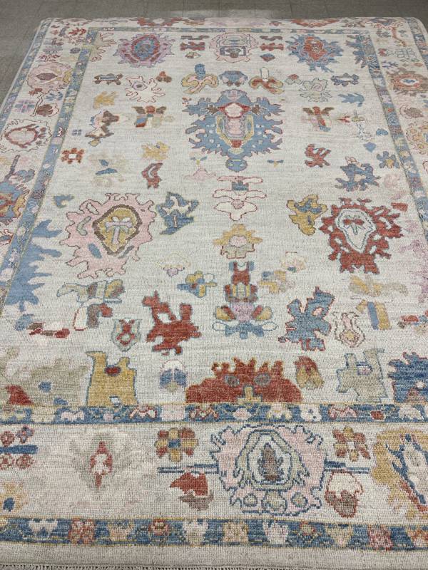 Rug Design: Oushak Pakistan Rug#: 2864 Rug Size: 8.1 ft x 10.4 ft Rug Design: Oushak Pakistan Rug#: 2864 Rug Size: 8.1 ft x 10.4 ft