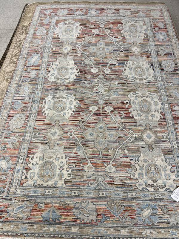 Rug Design: Oushak Pakistan Rug#: 2888 Rug Size: 5.9 ft x8.11 ft Rug Design: Oushak Pakistan Rug#: 2888 Rug Size: 5.9 ft x8.11 ft