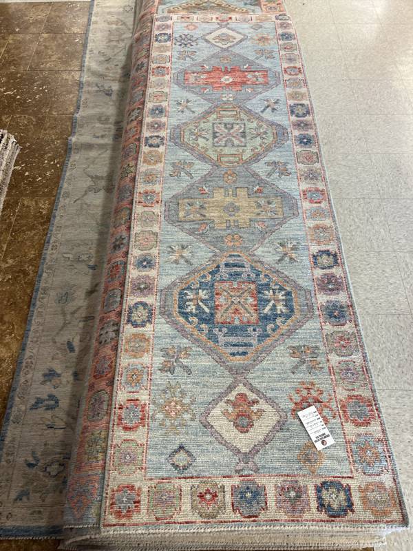 Rug Design: Oushak Pakistan Rug#: 2902 Rug Size: 2.6 ft x8 ft Rug Design: Oushak Pakistan Rug#: 2902 Rug Size: 2.6 ft x8 ft