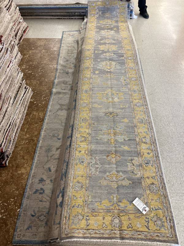 Rug Design: Oushak Pakistan Rug#: 2908 Rug Size: 2.7 ft x14 ft Rug Design: Oushak Pakistan Rug#: 2908 Rug Size: 2.7 ft x14 ft