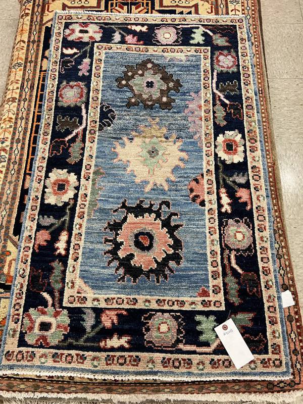 Rug Design: Oushak Pakistan Rug#: 2910 Rug Size: 2.5 ft x4 ft Rug Design: Oushak Pakistan Rug#: 2910 Rug Size: 2.5 ft x4 ft