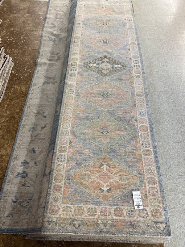 Rug Design: Oushak Pakistan Rug#: 3361 Rug Size: 2.7 ft x9.10 ft Rug Design: Oushak Pakistan Rug#: 3361 Rug Size: 2.7 ft x9.10 ft