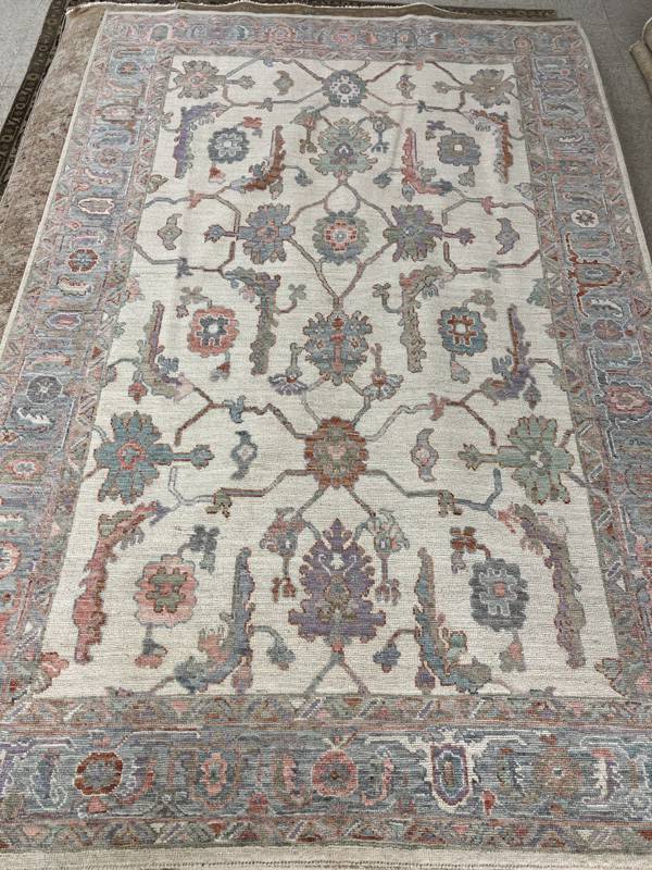 Rug Design: Oushak Pakistan Rug#: 3371 Rug Size: 5.11 ft x9.1 ft Rug Design: Oushak Pakistan Rug#: 3371 Rug Size: 5.11 ft x9.1 ft