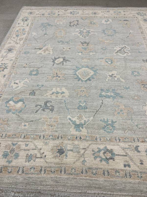 Rug Design: Oushak Pakistan Rug#: 3396 Rug Size: 8.1 ft x 9.7 ft Rug Design: Oushak Pakistan Rug#: 3396 Rug Size: 8.1 ft x 9.7 ft