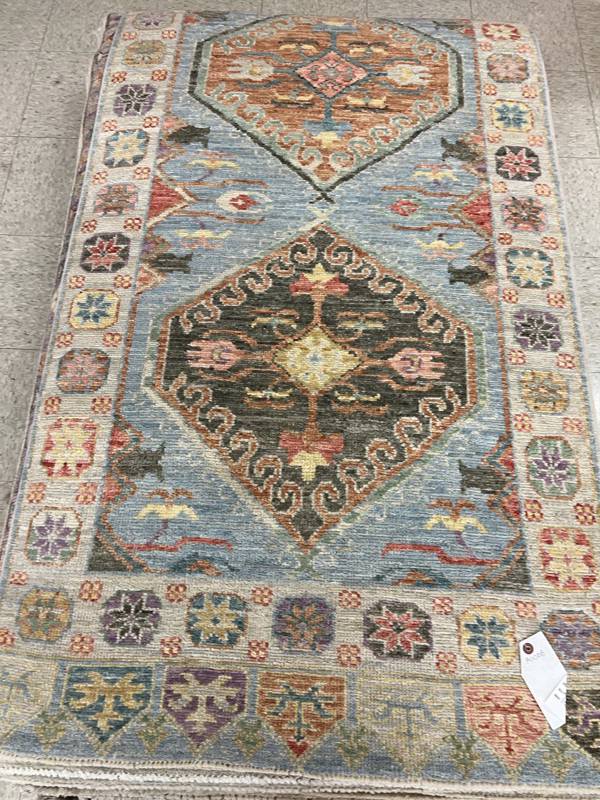 Rug Design: Oushak Pakistan Rug#: 4058 Rug Size: 3 ft x6.1 ft Rug Design: Oushak Pakistan Rug#: 4058 Rug Size: 3 ft x6.1 ft