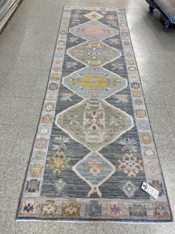 Rug Design: Oushak Pakistan Rug#: 4066 Rug Size: 3 ft x12.7 ft Rug Design: Oushak Pakistan Rug#: 4066 Rug Size: 3 ft x12.7 ft