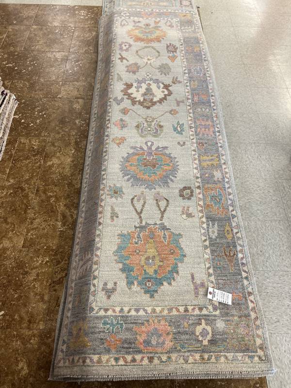 Rug Design: Oushak Pakistan Rug#: 4070 Rug Size: 3.1 ft x9.10 ft Rug Design: Oushak Pakistan Rug#: 4070 Rug Size: 3.1 ft x9.10 ft