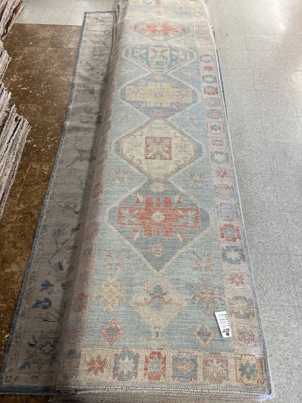 Rug Design: Oushak Pakistan Rug#: 4072 Rug Size: 2.11 ft x11.9 ft Rug Design: Oushak Pakistan Rug#: 4072 Rug Size: 2.11 ft x11.9 ft