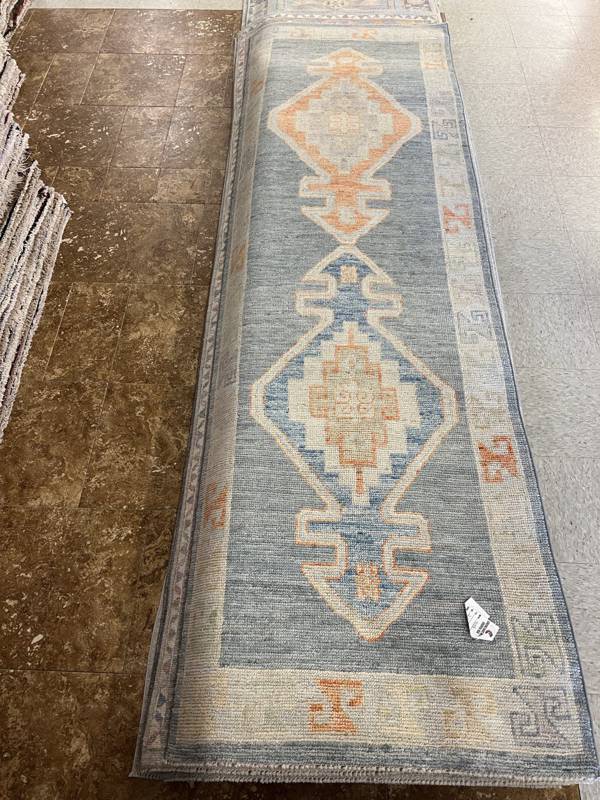 Rug Design: Oushak Pakistan Rug#: 4078 Rug Size: 2.11 ft x9.5 ft Rug Design: Oushak Pakistan Rug#: 4078 Rug Size: 2.11 ft x9.5 ft