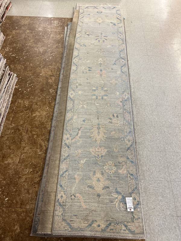 Rug Design: Oushak Pakistan Rug#: 4106 Rug Size: 2.6 ft x11.9 ft Rug Design: Oushak Pakistan Rug#: 4106 Rug Size: 2.6 ft x11.9 ft