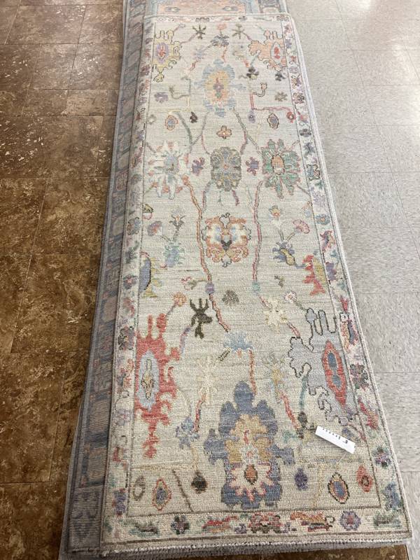 Rug Design: Oushak Pakistan Rug#: 4108 Rug Size: 2.8 ft x8 ft Rug Design: Oushak Pakistan Rug#: 4108 Rug Size: 2.8 ft x8 ft