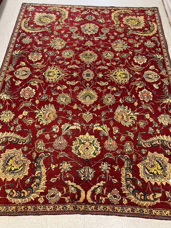 Rug Design: Tabriz Persian Rug#: 5018 Rug Size: 6.11 ft x9.5 ft Rug Design: Tabriz Persian Rug#: 5018 Rug Size: 6.11 ft x9.5 ft