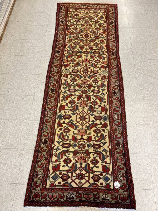 Rug Design: Heriz Persian Rug#: 5092 Rug Size: 3.1 ft x9.5 ft Rug Design: Heriz Persian Rug#: 5092 Rug Size: 3.1 ft x9.5 ft