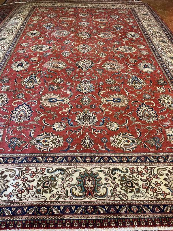 Rug Design: Tabriz Persian Rug#: 5107 Rug Size: 10.9 ft x 15.11 ft Rug Design: Tabriz Persian Rug#: 5107 Rug Size: 10.9 ft x 15.11 ft