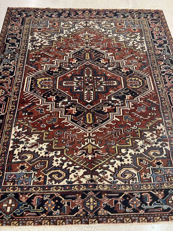 Rug Design: Heriz Persian Rug#: 5149 Rug Size: 7.3 ft x8.8 ft Rug Design: Heriz Persian Rug#: 5149 Rug Size: 7.3 ft x8.8 ft