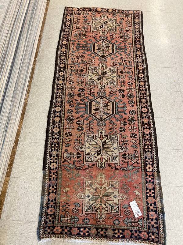 Rug Design: Heriz Persian Rug#: 55001 Rug Size: 3.3 ft x8.4 ft Rug Design: Heriz Persian Rug#: 55001 Rug Size: 3.3 ft x8.4 ft