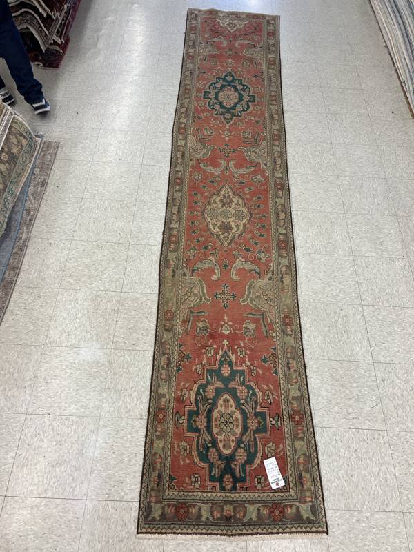 Rug Design: Tabriz Persian Rug#: 5668 Rug Size: 2.6 ft x 12.7 ft Rug Design: Tabriz Persian Rug#: 5668 Rug Size: 2.6 ft x 12.7 ft
