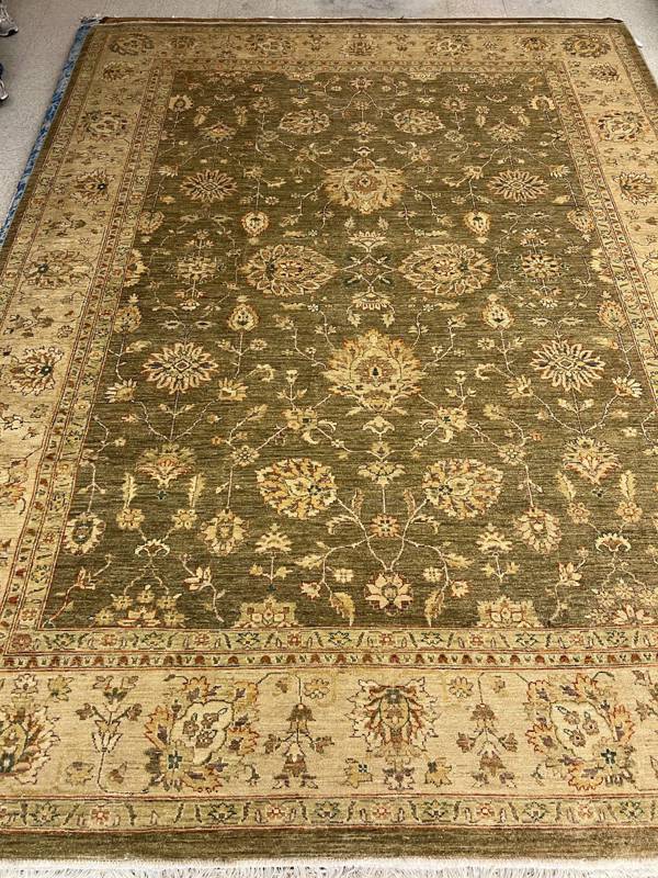 Rug Design: Oushak Pakistan Rug#: 5602 Rug Size: 9 ft x 12 ft Rug Design: Oushak Pakistan Rug#: 5602 Rug Size: 9 ft x 12 ft