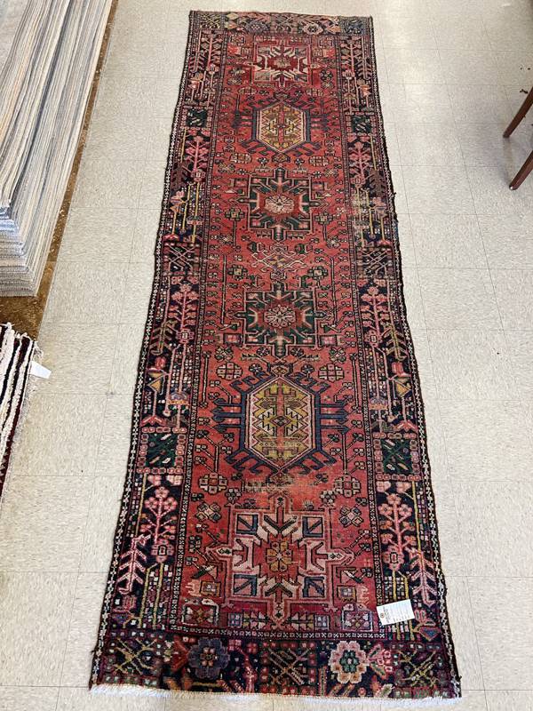 Rug Design: Heriz Persian Rug#: 5966 Rug Size: 3.5 ft x11 ft Rug Design: Heriz Persian Rug#: 5966 Rug Size: 3.5 ft x11 ft