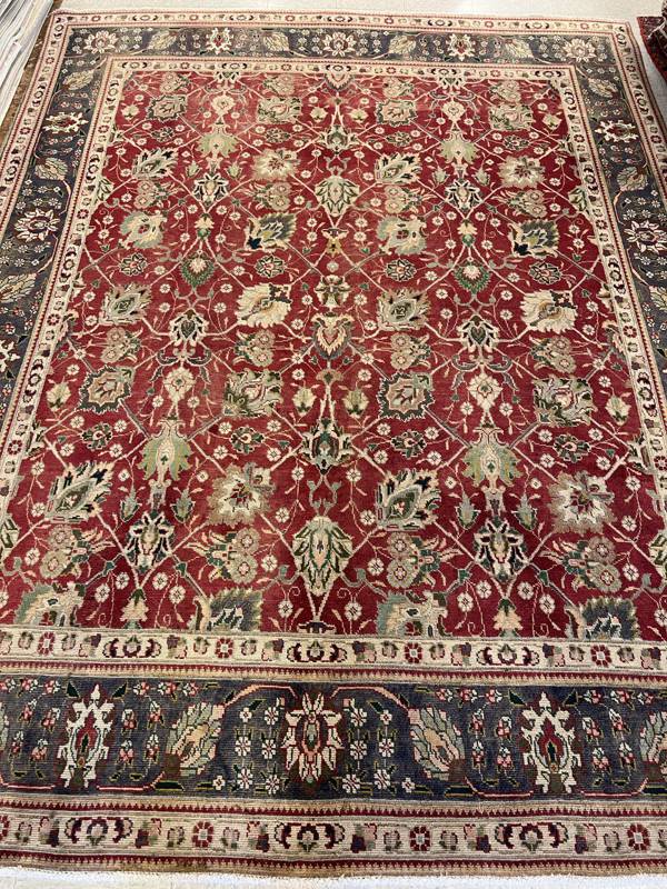 Rug Design: Tabriz Persian Rug#: 600234 Rug Size: 9.2 ft x 10.2 ft Rug Design: Tabriz Persian Rug#: 600234 Rug Size: 9.2 ft x 10.2 ft