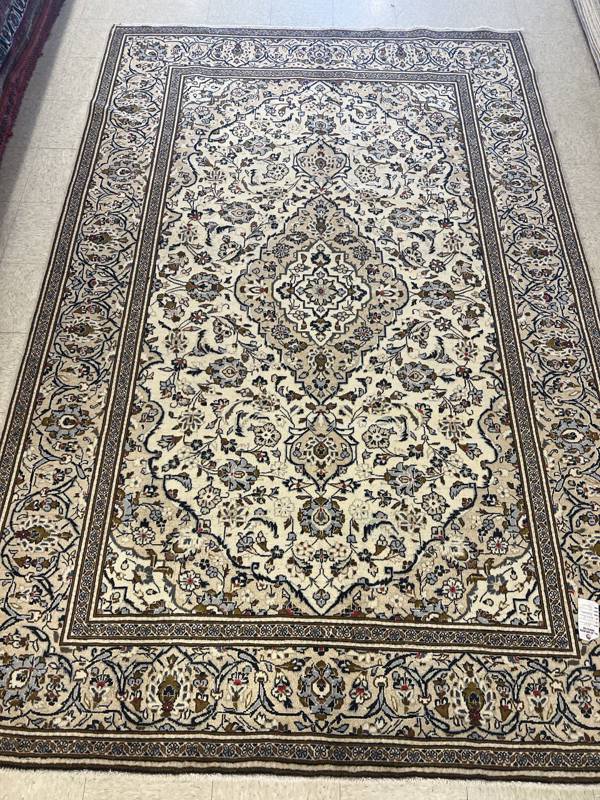 Rug Design: Kashan Persian Rug#: 7037 Rug Size: 6.6 ft x10 ft Rug Design: Kashan Persian Rug#: 7037 Rug Size: 6.6 ft x10 ft