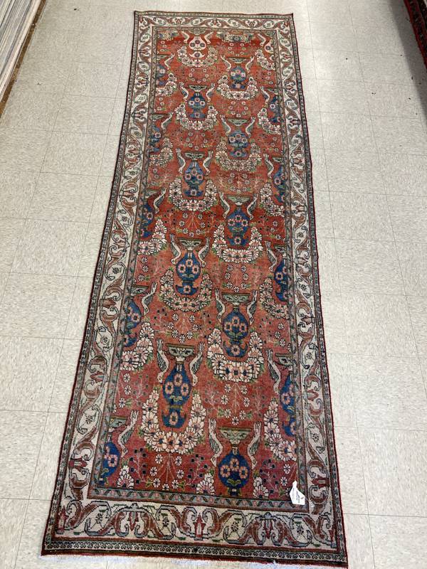 Rug Design: Tabriz Persian Rug#: 7066 Rug Size: 3.5 ft x10.6 ft Rug Design: Tabriz Persian Rug#: 7066 Rug Size: 3.5 ft x10.6 ft