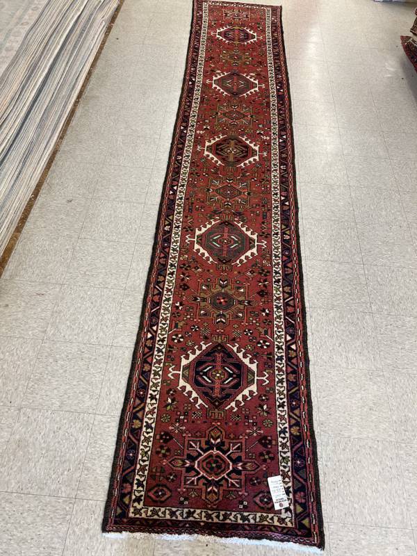 Rug Design: Heriz Persian Rug#: 7167 Rug Size: 2.8 ft x14.9 ft Rug Design: Heriz Persian Rug#: 7167 Rug Size: 2.8 ft x14.9 ft