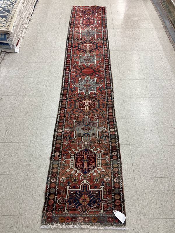 Rug Design: Heriz Persian Rug#: 7186 Rug Size: 2 ft x11.11 ft Rug Design: Heriz Persian Rug#: 7186 Rug Size: 2 ft x11.11 ft