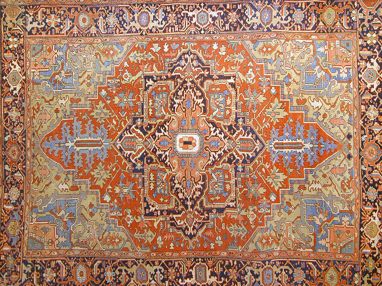 Antique Serapi Persian rug